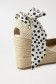 WEDGE-HEELED ESPADRILLES WITH PRINTED STRAPS - Salsa