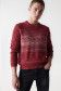 KNITTED JUMPER WITH DEGRAD EFFECT - Salsa