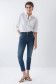 Cropped skinny Push In Secret jeans with glitter detail - Salsa