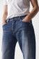 Tapered jeans with crooked seams detail - Salsa