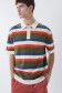 Knit polo shirt with stripes - Salsa