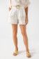 EMBROIDERED SHORTS WITH LINEN - Salsa