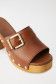 LEATHER CLOG SANDALS WITH BUCKLE AND GOLD APPLIQUS - Salsa