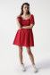 Dress with balloon sleeves and ruched bust - Salsa