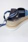Sandalia de plataforma con suela de cuerda - Salsa