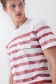 Allover striped t-shirt with pocket - Salsa